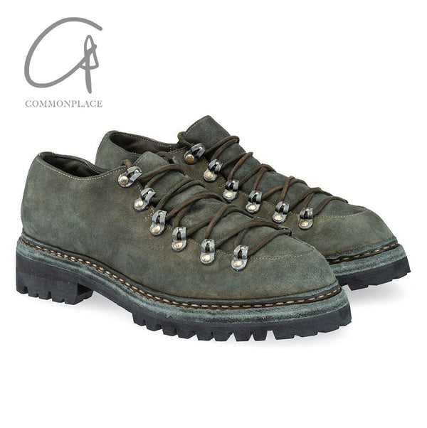 Guidi leather hiking shoes NTP03 Italy handmade by craftsmen GD-NTP03-LVZONG green brown